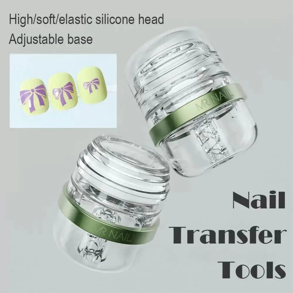 Silicone Jelly Capsule Nail Art Stamper | Telescopic Transfer Tool