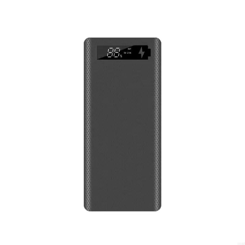 18650 Battery Case 8-Slot Solderless Enclosure with Display Window