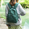 Korean College Lightweight Nylon Drawstring Backpack | Unisex