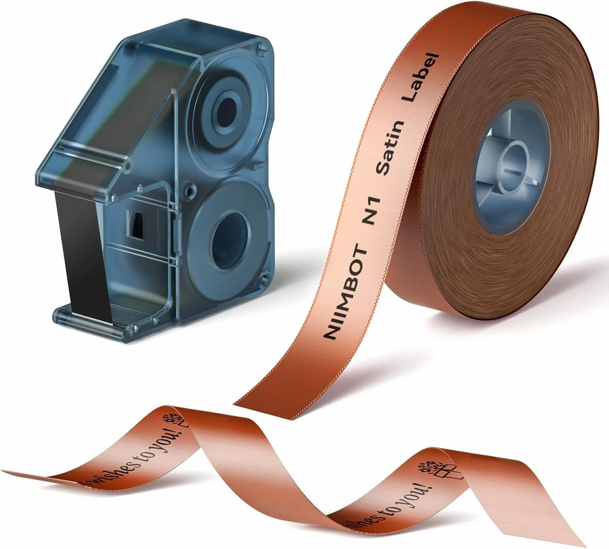 NIIMBOT N1/B18 Satin Ribbon Labels & Carbon Ribbon Set
