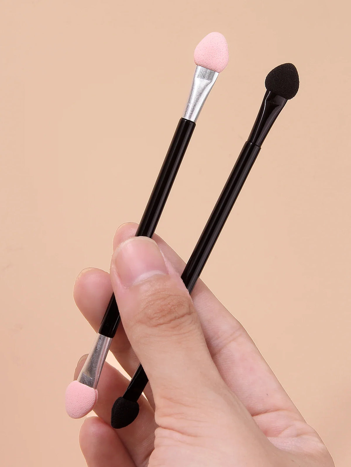 20Pcs Double-Ended Sponge Eyeshadow Applicator Sticks Set