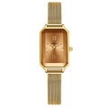 Women's Vintage French Mesh Strap Square Watch | Roman Numeral