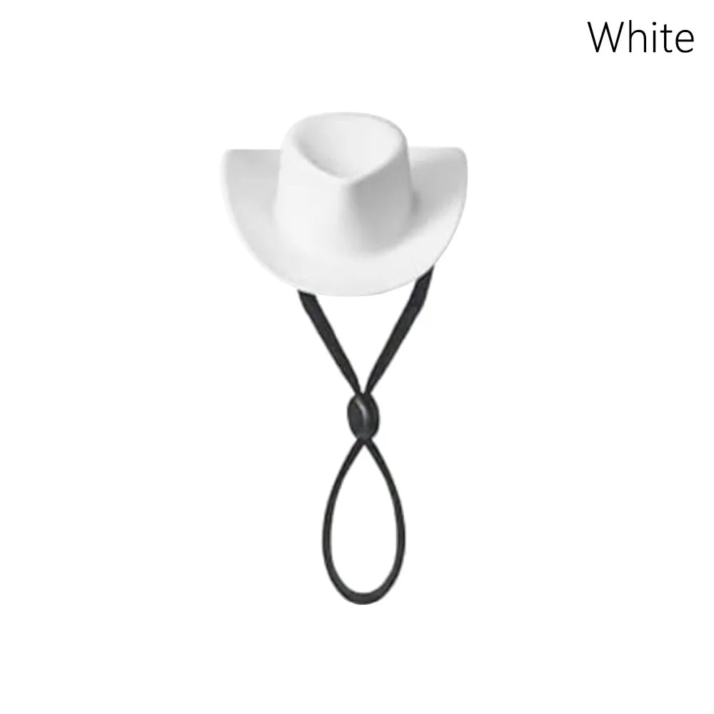 Mini Cowboy Hat for 7-Inch Desk Goose Statue – 6 Colors