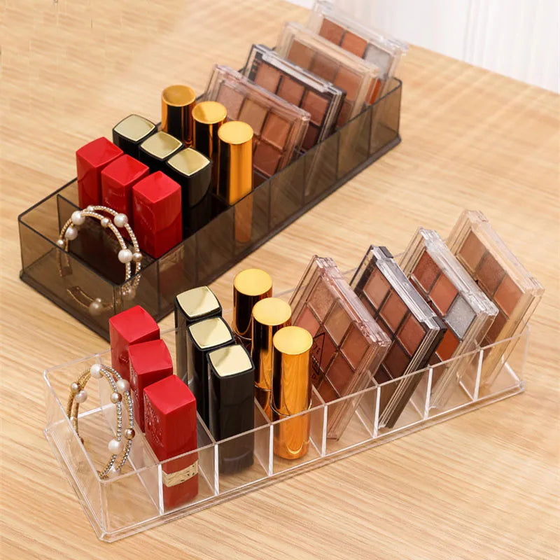 Clear Acrylic Makeup Organizer Tray | Vanity Storage