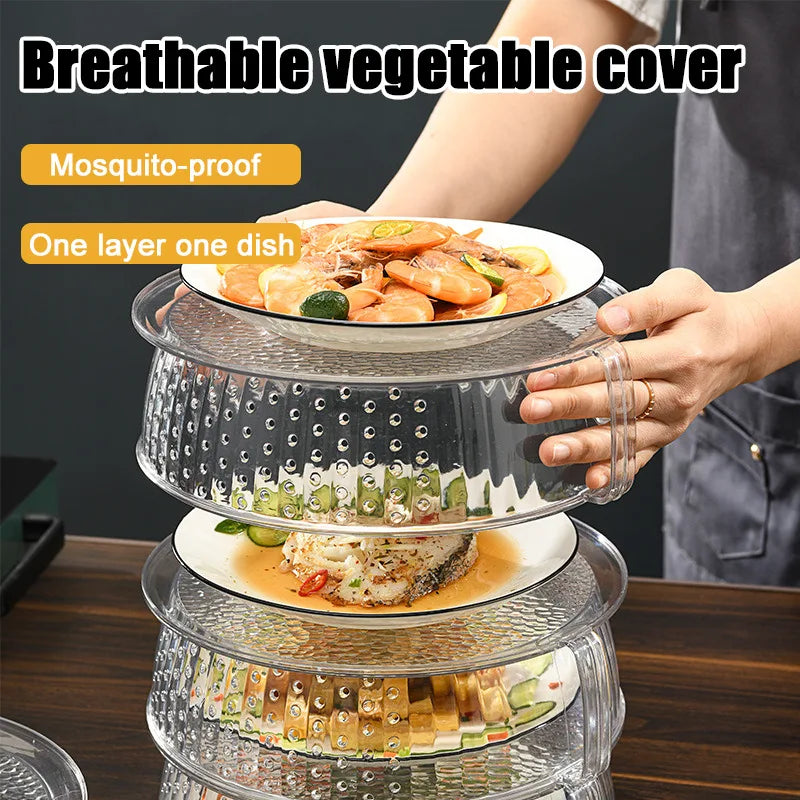 Transparent Multi-Layer Insulated Silicone Food Cover