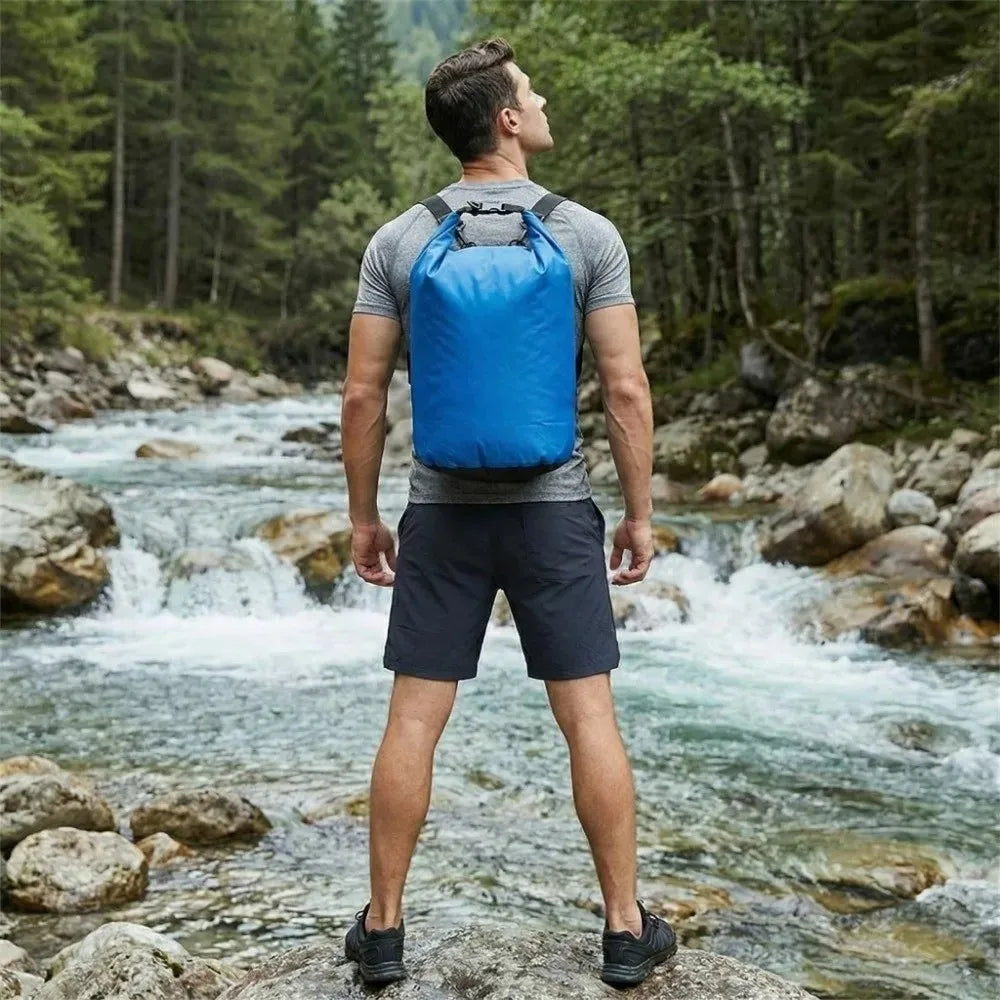 Waterproof Dry Bag 15/20L – Foldable Drifting Bucket Bag