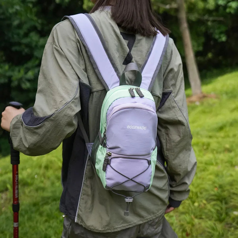 Nixie Color-Block Mini Backpack – Lightweight Hiking Travel Bag