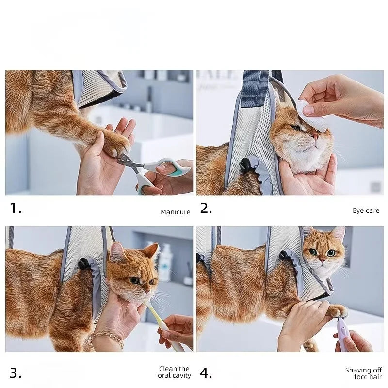 Adjustable Pet Grooming Hammock for Cats & Dogs | Nixie