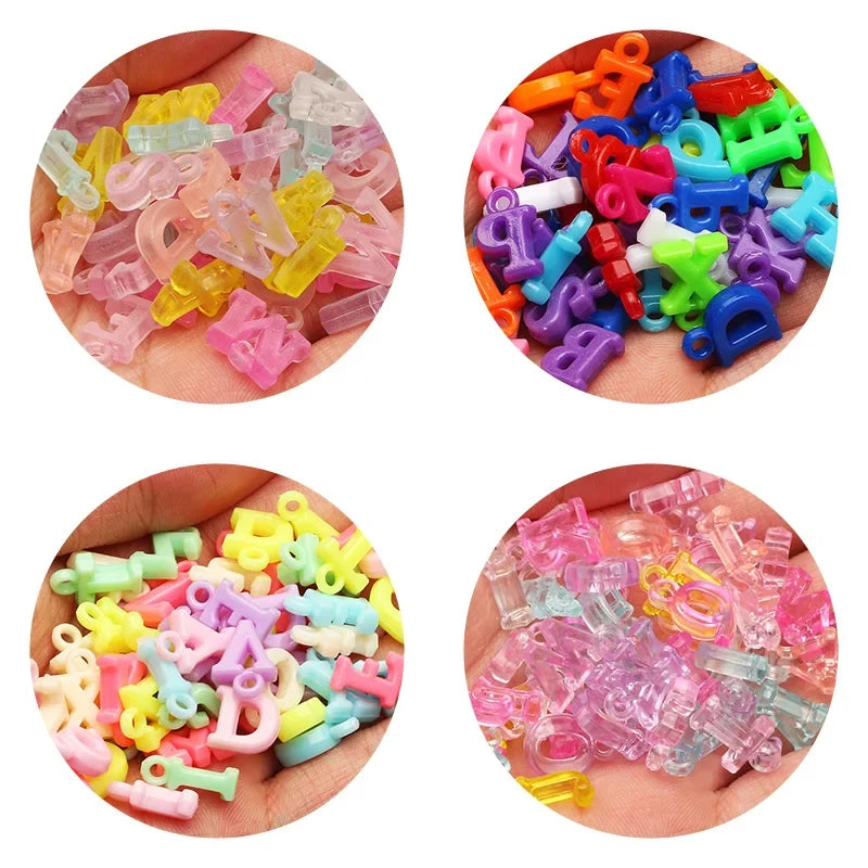 Mixed Acrylic Letter Beads 50/100/200Pcs – DIY Jewelry Making