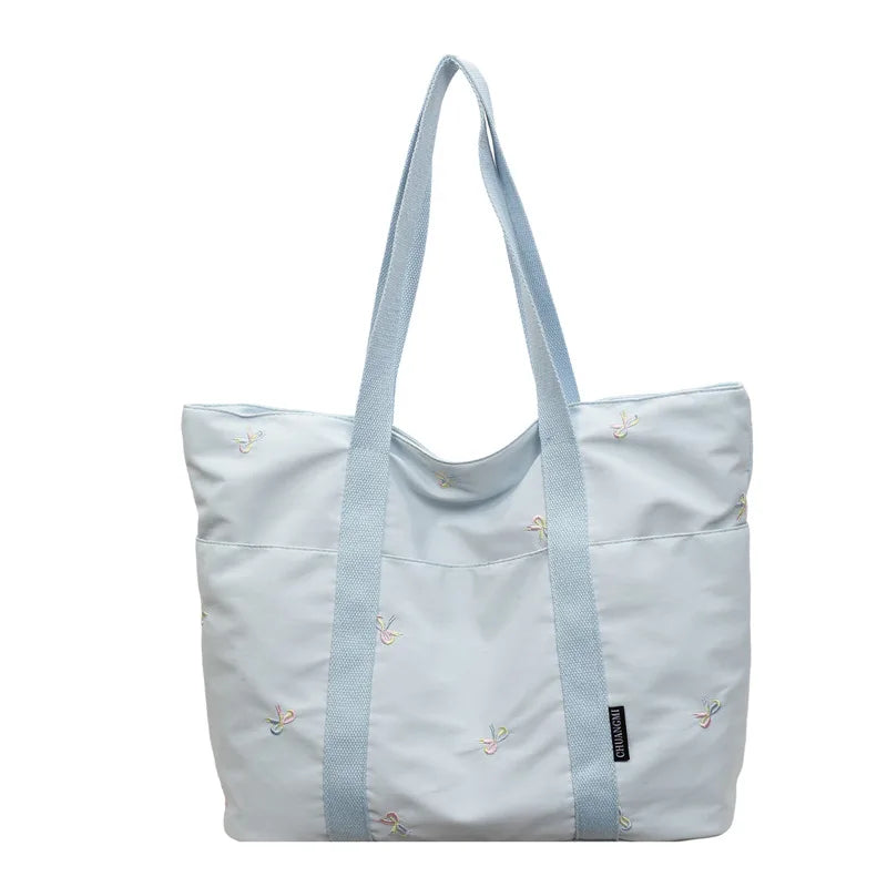 Minimalist Large Canvas Tote Bag – Women's Shoulder & Travel Bag