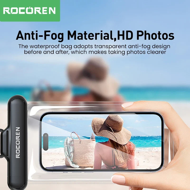 Rocoren Waterproof Phone Case Bag – Universal Swim Cover