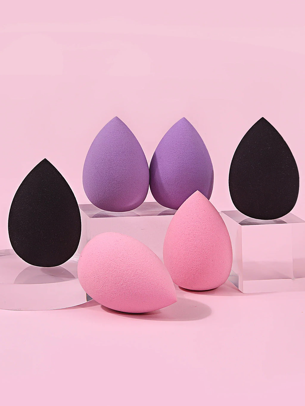 6-Piece Makeup Sponge Set – Soft Cosmetic Blender & Powder Puff