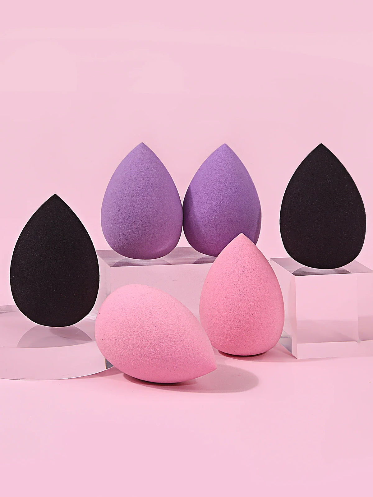 6-Piece Makeup Sponge Set – Soft Cosmetic Blender & Powder Puff