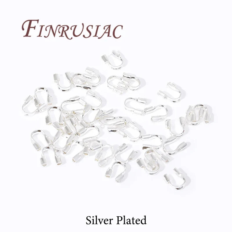 14K Gold Plated Wire Protectors U-Shape Loops | Jewelry Making