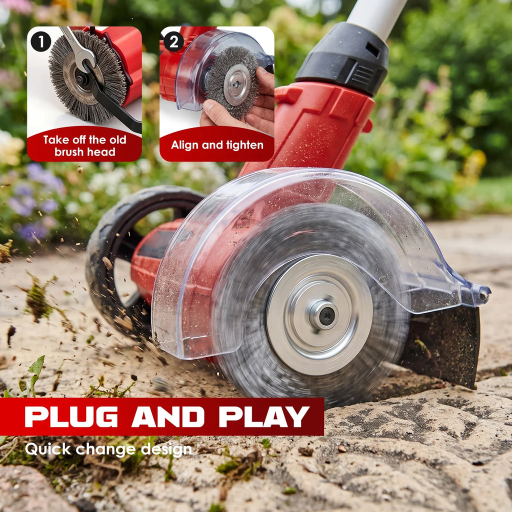 2-Pack Steel Wire Wheel Brush for Bench Grinder – Deburring