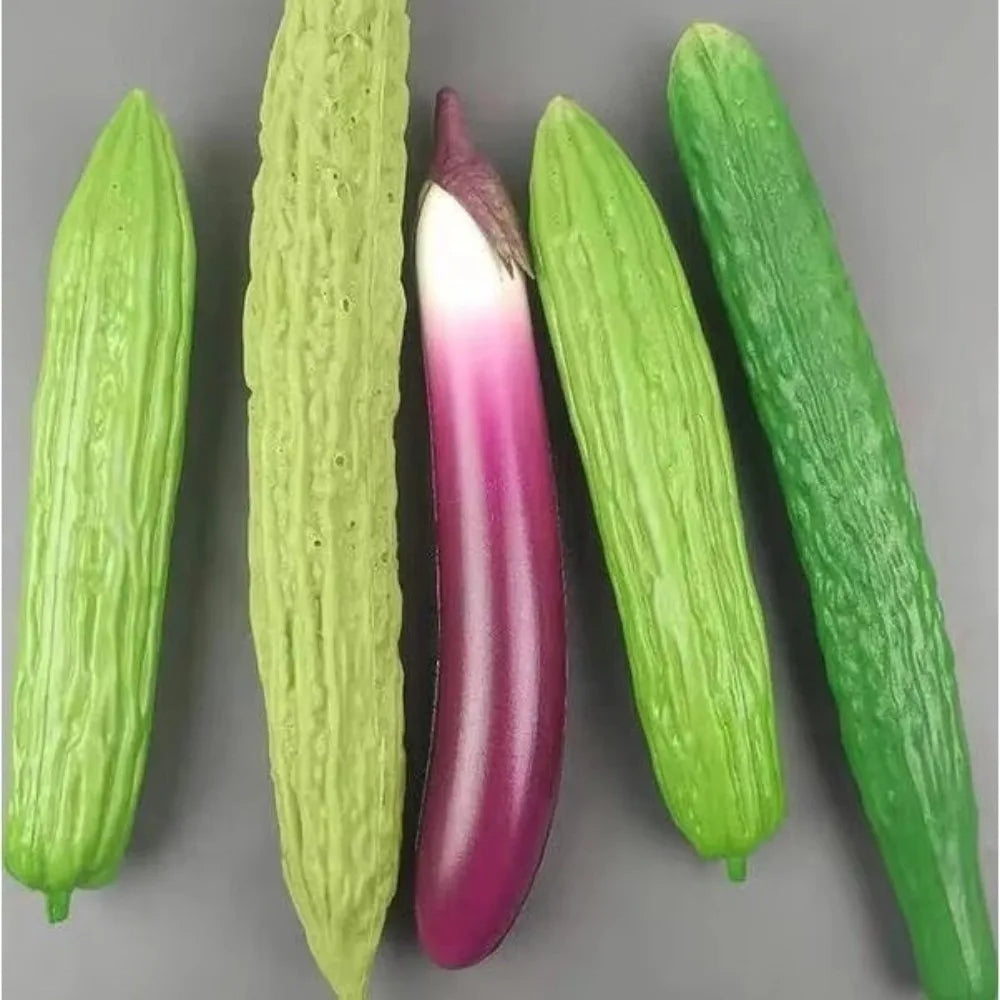 PU Artificial Vegetable Ornaments | Realistic Fake Food Props