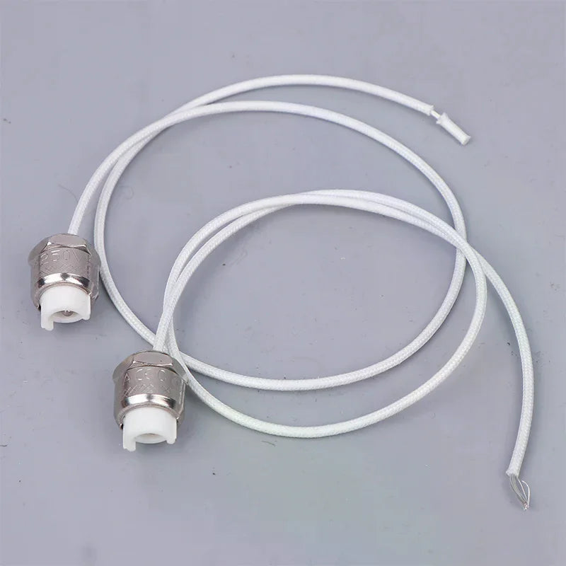 R7S LED Lamp Socket Holder Zinc Alloy 2 Pack – Silver