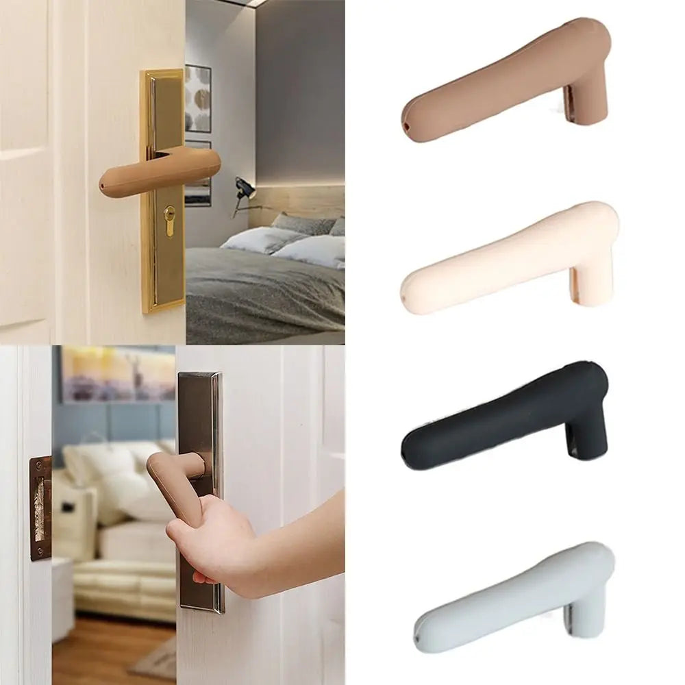 Silicone Door Knob Cover Anti-Slip Anti-Static Doorknob Sleeve