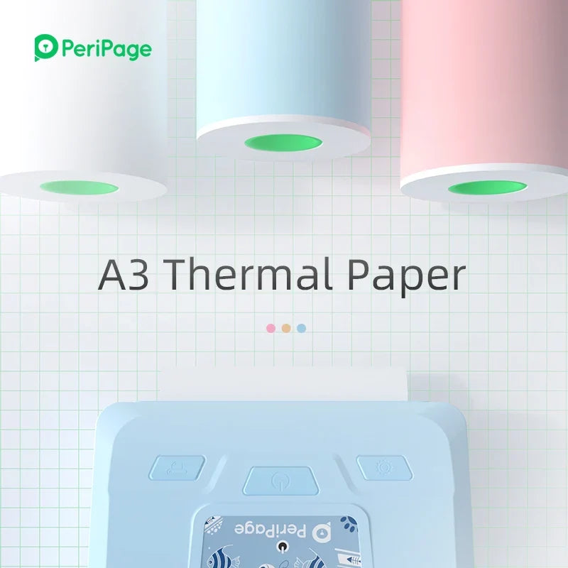 Peripage 80x50mm Thermal Paper 2-Pack – 10-Year Print Life
