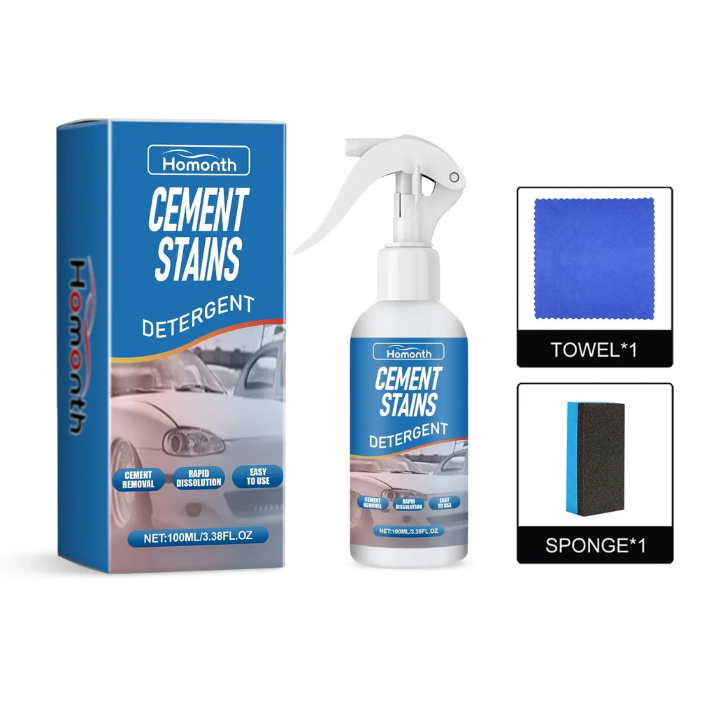 Homonth 100ml Car Cement Stain Remover Spray Kit | Auto Detailing