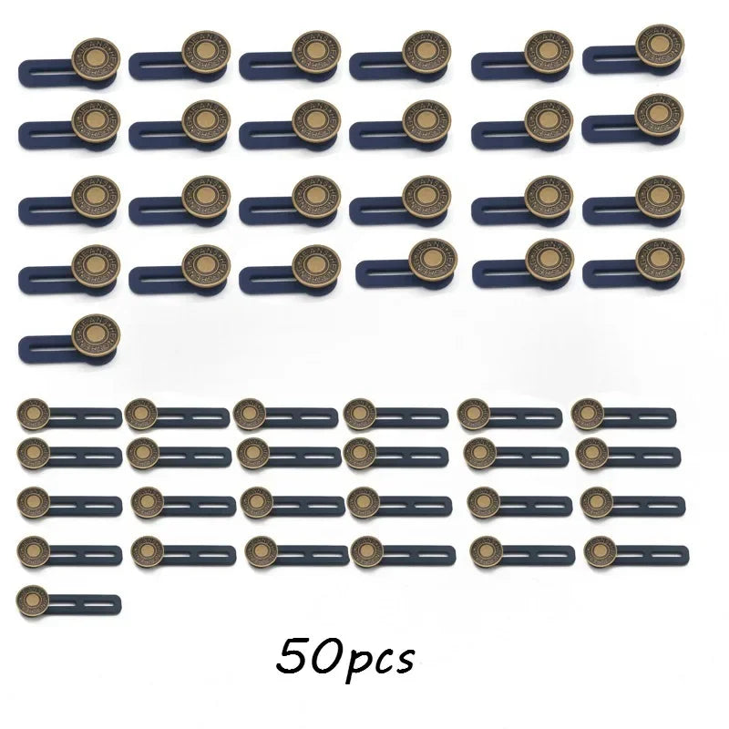 Metal Pants Waist Extender Buttons – DIY Jeans Button Kit