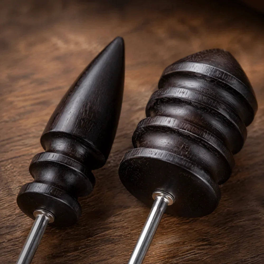 Sandalwood Leather Edge Burnisher Set – 2 Style Bits
