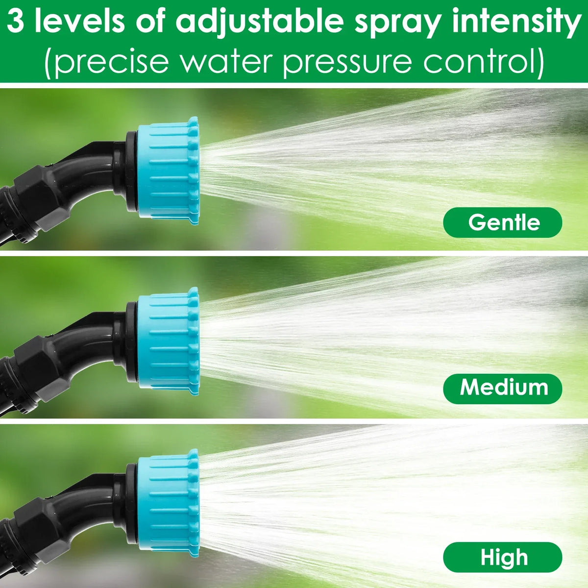 Retractable Electric Sprayer Wand – 4 Nozzles Telescopic