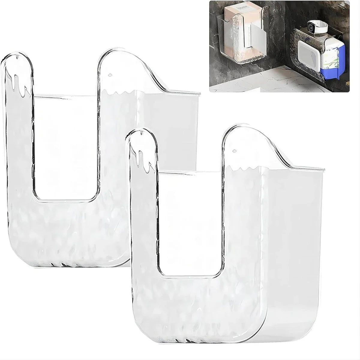 Wall Mounted Wet Wipes Dispenser – No-Drill Self-Adhesive