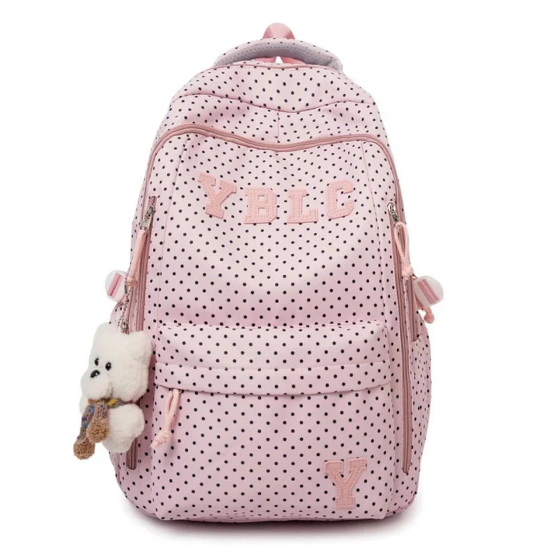 Large Capacity Nylon Student School Backpack – Nixie BB-722