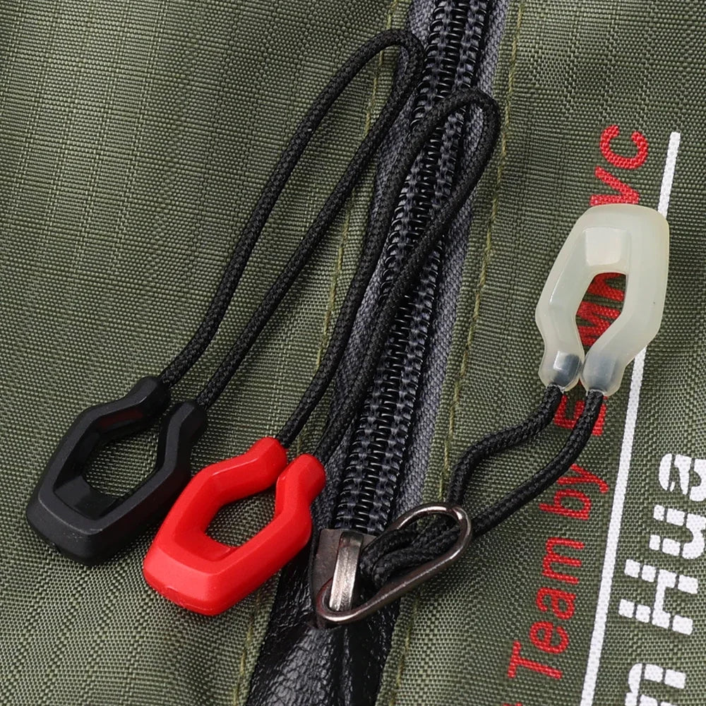 6Pcs Luminous Zipper Pullers – Glow-in-the-Dark Zip Extensions