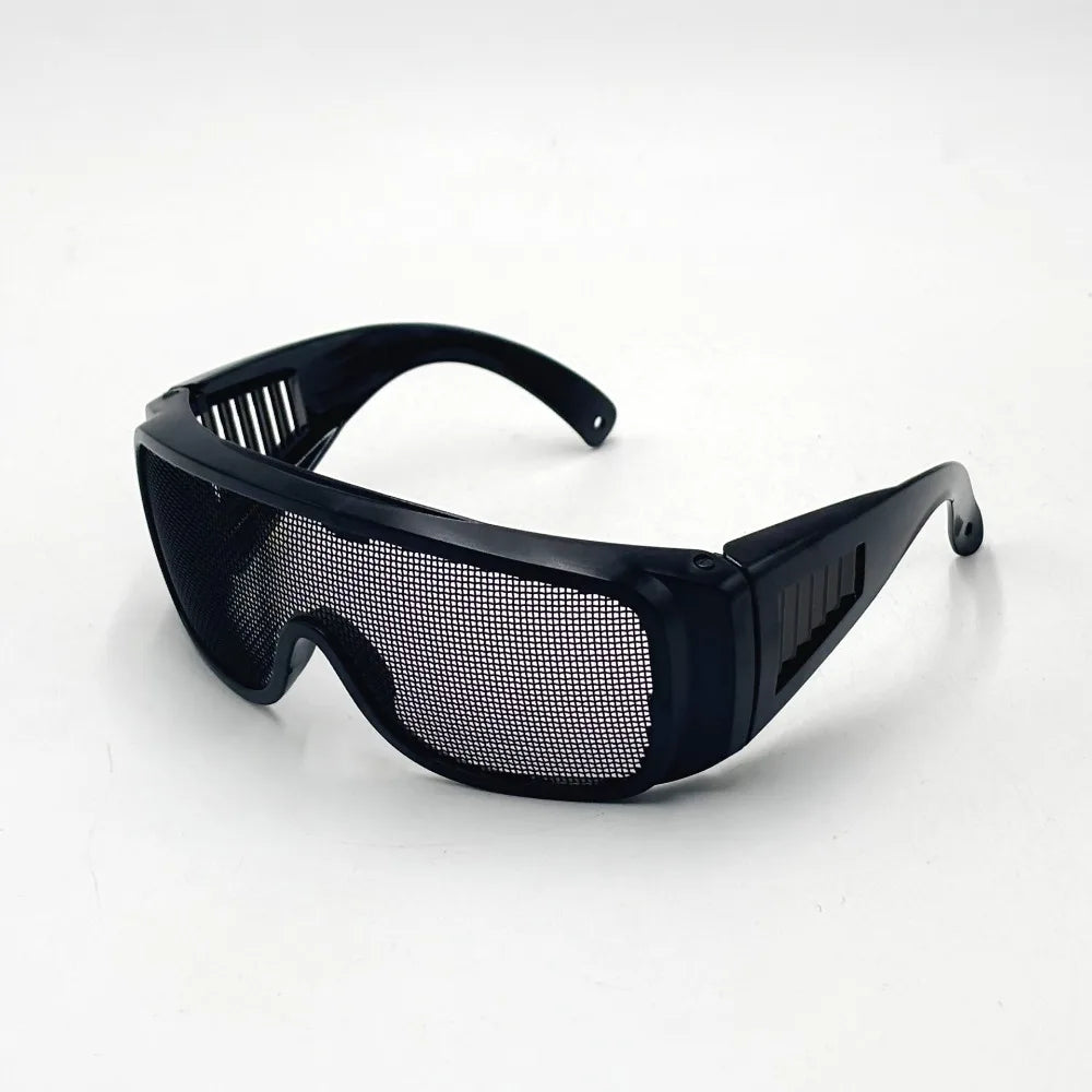 Steel Wire Mesh Safety Goggles – Impact & Windproof Protection