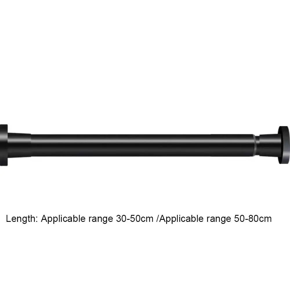 No-Drill Telescopic Spring Tension Curtain Rod – Adjustable