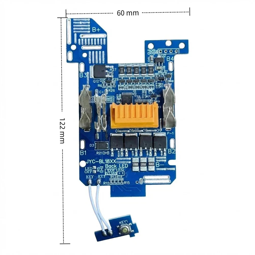 18V Li-Ion Battery Protection Board BMS PCB for Power Tools