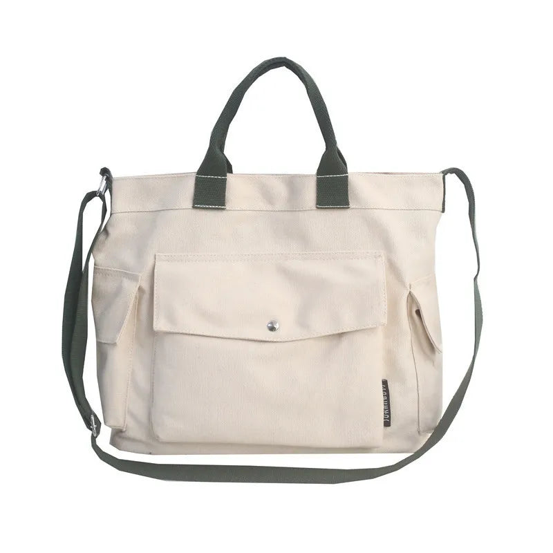 Women's Large Canvas Tote Bag – Shoulder & Messenger Bag