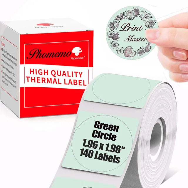 Phomemo M200 Color Labels 40x30mm – 3 Rolls, 690 Labels