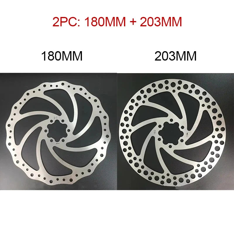 ZOOM MTB Disc Brake Rotor 140-203mm 6-Bolt Stainless Steel
