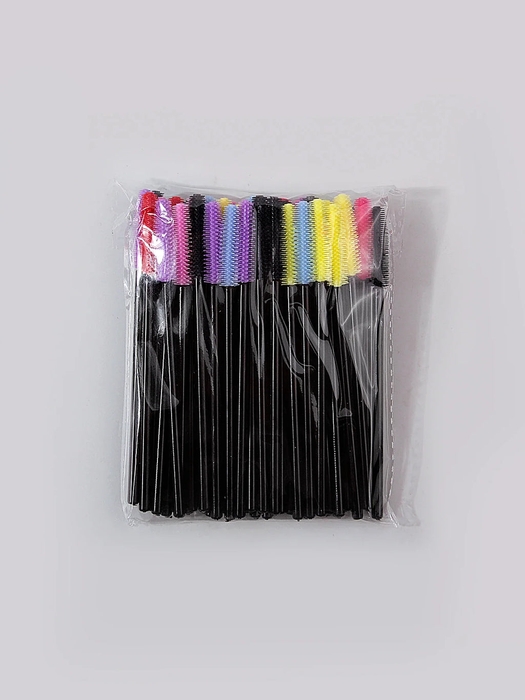 50PCS Silicone Mascara Brush Set – Eyelash Comb & Eyebrow Wand