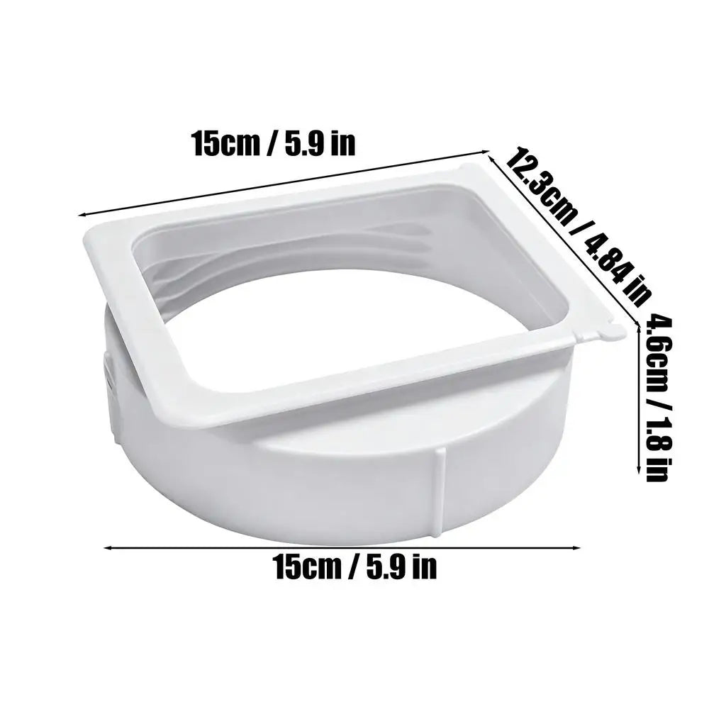 Portable AC Hose Connector 15cm – Exhaust Vent Adapter