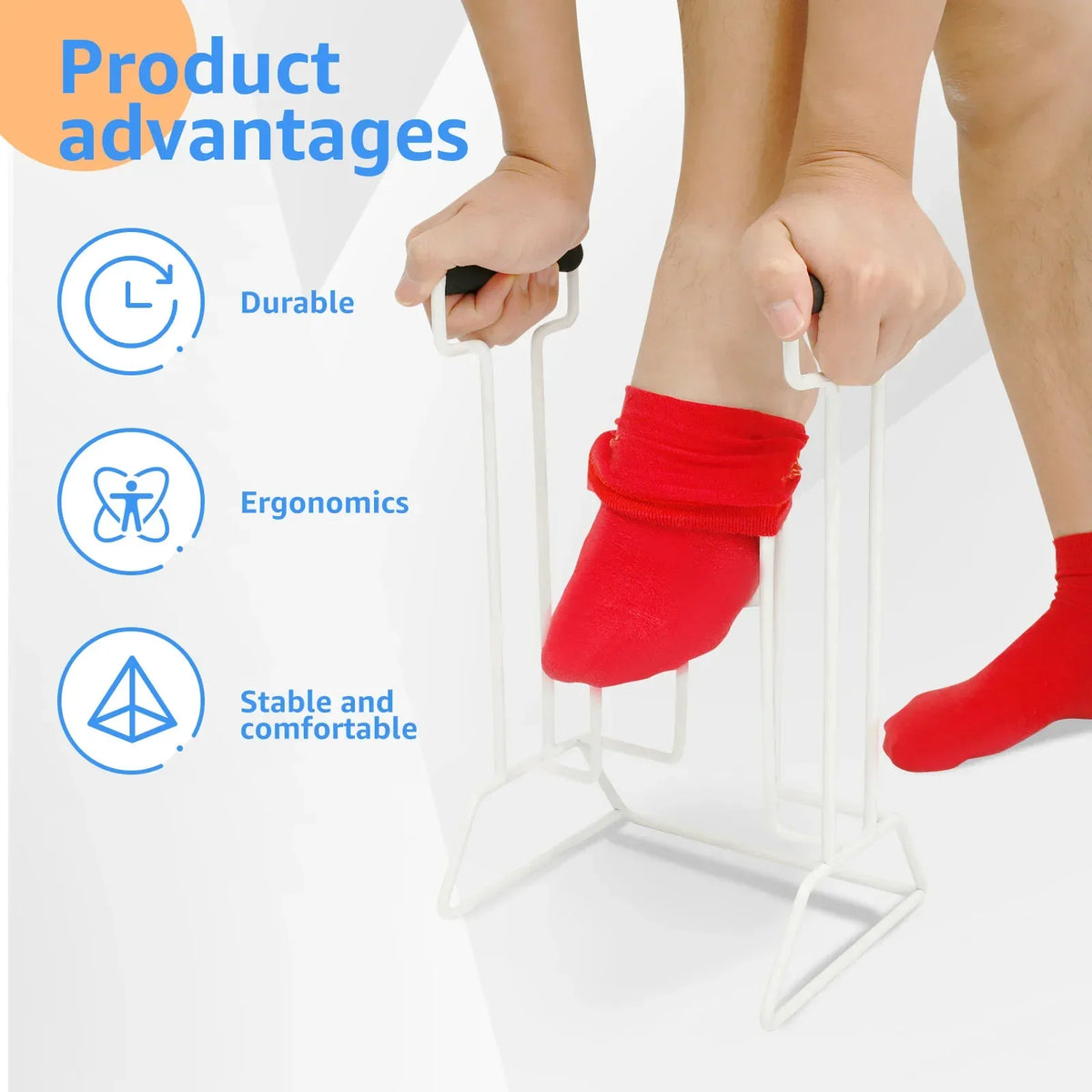 Large Stocking Donning Aid Tool – Easy Sock Helper for Seniors