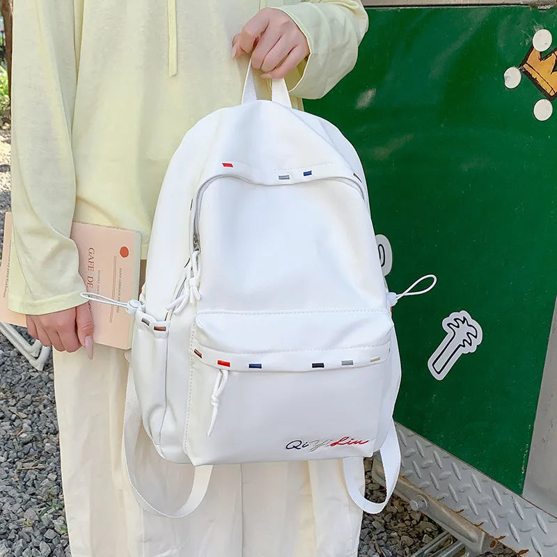 Korean Cartoon Backpack – Large Capacity Women's School Bag
