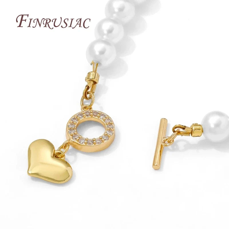 18K Gold Plated Toggle Clasp – Brass Zircon OT DIY Jewelry
