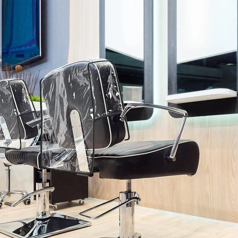 PVC Clear Salon Chair Back Cover – Universal Waterproof Protector