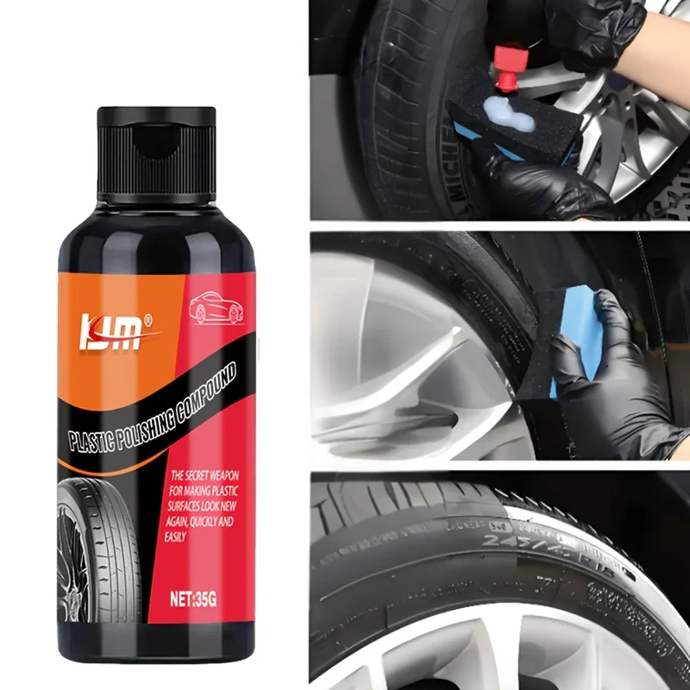 KJM Liquid Tire Wax – Gloss, Blackening & Anti-Aging