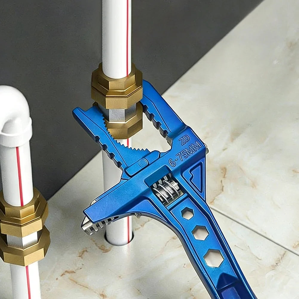 DAZZLEEX Adjustable Pipe Wrench – Bathroom Faucet & Nut Tool