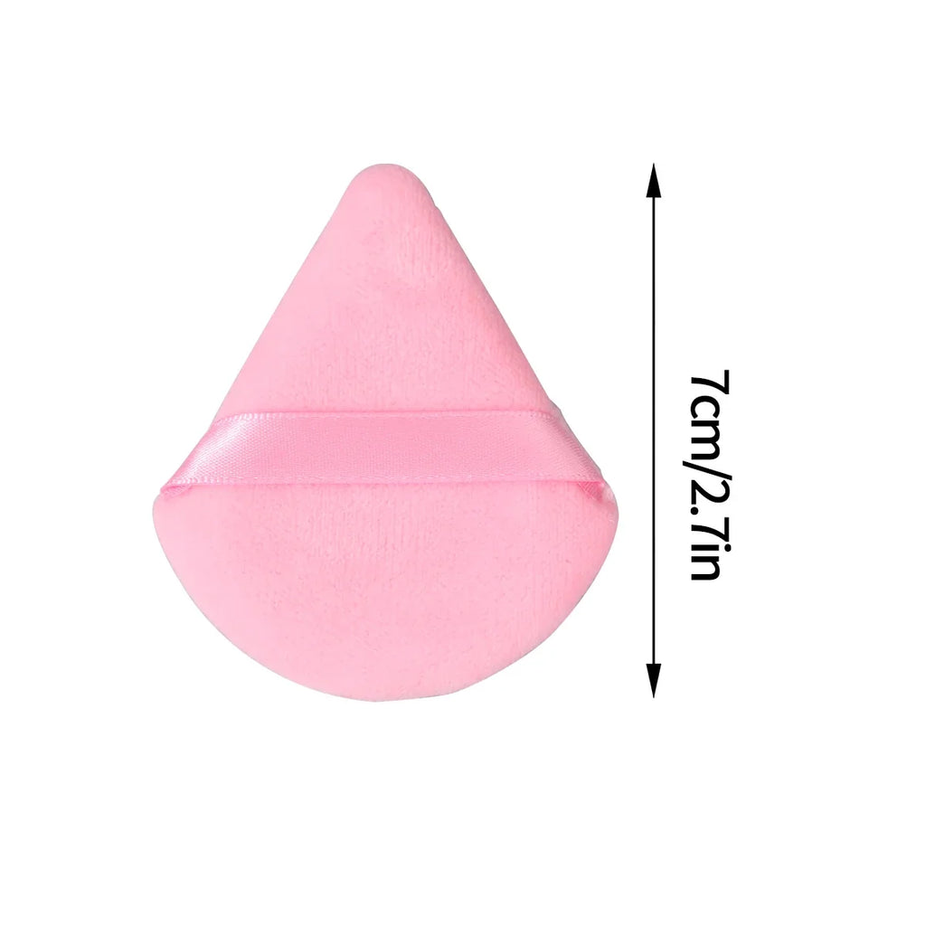 Triangular Flocking Powder Puffs Set of 3 – Nixie Loose Powder