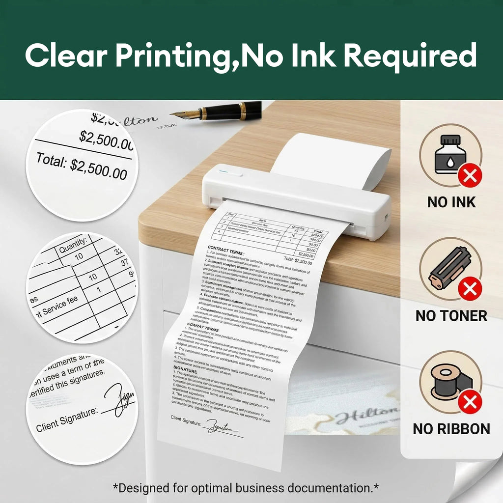 Marklife A4 Thermal Paper 20/100/200 Sheets – Portable Printer