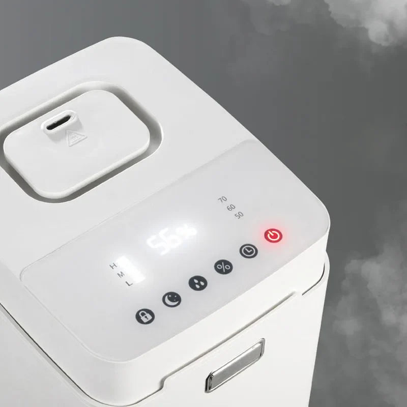 4L Stainless Steel Warm Mist Humidifier | Touch Control & Timer