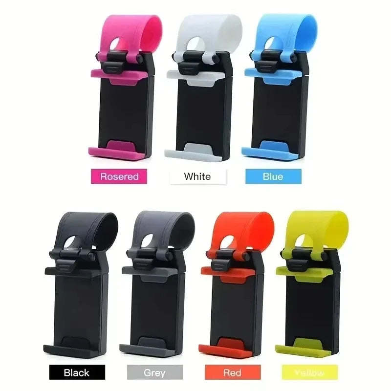 Universal Steering Wheel Car Phone Holder – Telescopic Clip