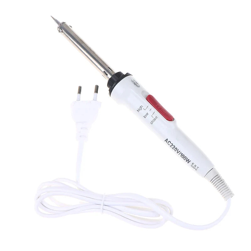 100W Electric Soldering Iron – Adjustable Temperature & Switch