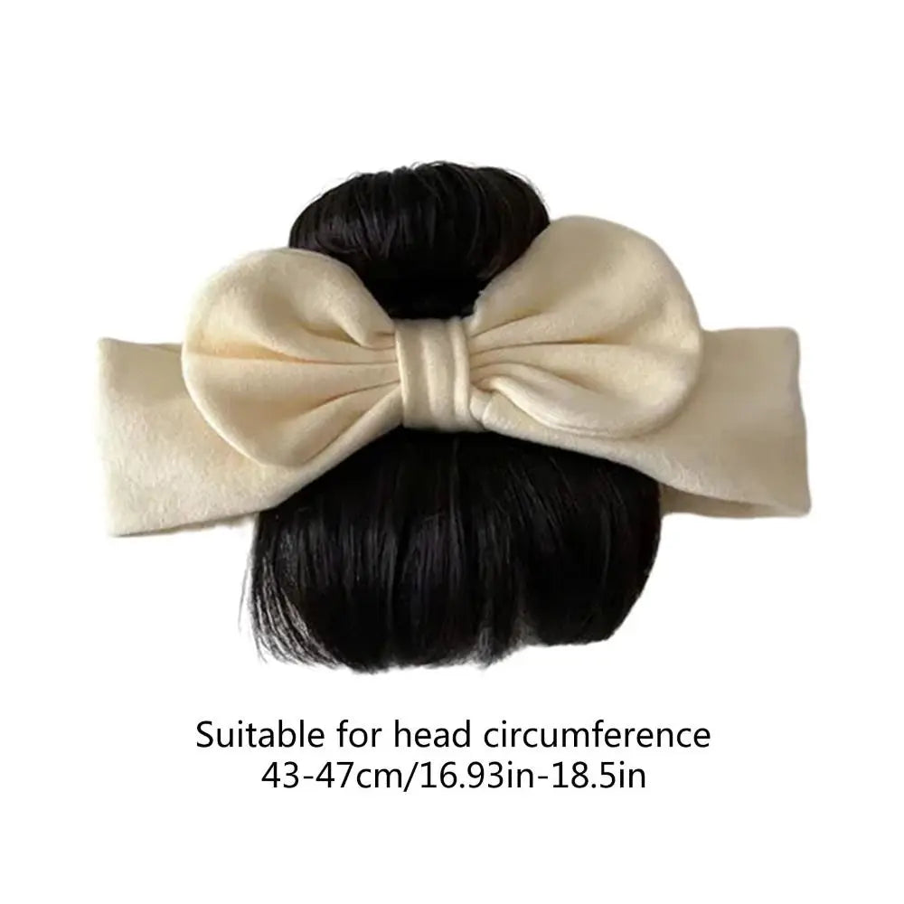 Baby Bangs Wig Headband Bow Knot – Soft Toddler Hairpiece